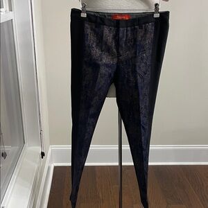 Cartonnier Black and Navy Women's Pants
